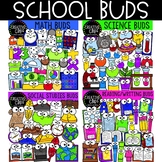School Clipart Buds Bundle {Math, Science, Reading, Writin