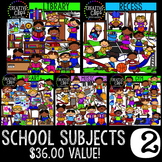 School Subject Bundle 2 {Creative Clips Digital Clipart}
