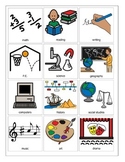 School Subject Picture Symbols