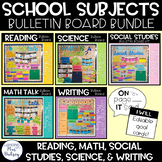 School Subjects Bulletin Board Bundle