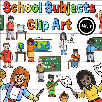 school subjects clip art free