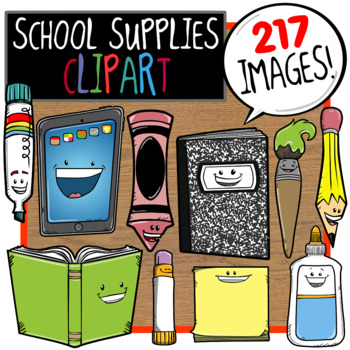 Preview of School Supplies / Back to School Clip Art