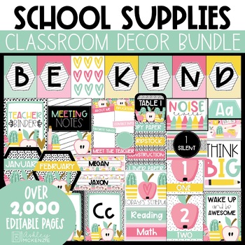 Valentine Love Classroom Decor Bundle - Shop - Ashley McKenzie