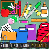 School Supplies Clip Art - 156 Back to School Graphics