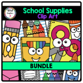 School Supplies | Clip Art | BUNDLE