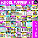 School Supplies Clip Art Kit {Educlips Clipart}
