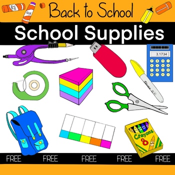 ART SUPPLIES clipart, SCHOOL (1171887)