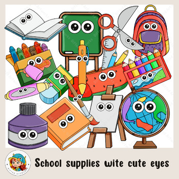 ART SUPPLIES clipart, SCHOOL (1171887)