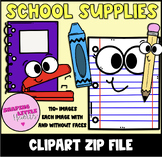 School Supplies Clipart -