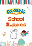 School Supplies Coloring Book