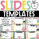 School Supplies Slides Templates | Distance Learning | for