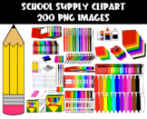 School Supply Clipart 200 PNG Images