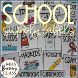 School Supply Labels | Classroom Decor