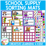 School Supply Sorting Mats & Color Sorting Mats