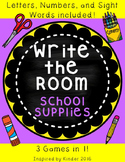 August and September Write-the-Room