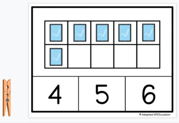 Preview of School- Tablet-iPad- Tens Frames-Clip Cards- Google Slides Activities