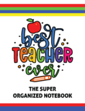 School Teacher's Calendar Planner, Journal, Grade-book, an
