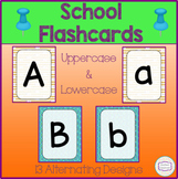 School Alphabet Flashcards