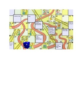 Preview of School Theme Goal Setting Chutes and Ladders