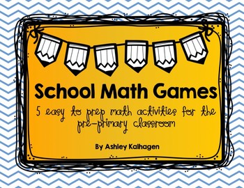 Preview of School Themed Math Games