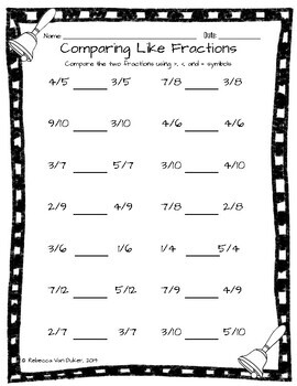 school themed math packet and worksheets 4th 6th grade sample by