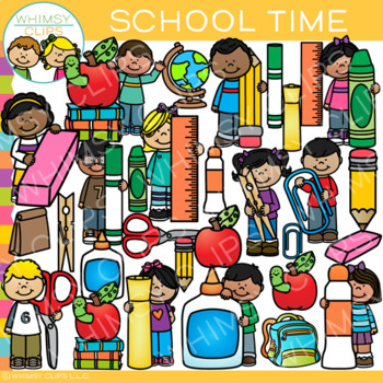 Preview of Time for Back To School Clip Art