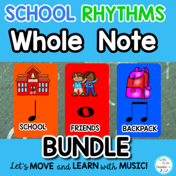 Preview of Rhythm Activities BUNDLE: {Whole Note} (All Levels) School Time