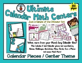 School Time Theme - Month of Math Centers & Calendar Piece