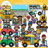 Before and After School Transportation Clip Art - How We Go Home