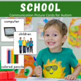 School Vocabulary Picture Cards Special Education Autism V