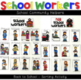 School Workers - Community Helpers Sorting Activity