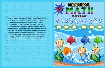 Preview of School Zone - Pre School Math Work Book