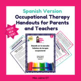 School-based OT Handouts – Translated in Spanish