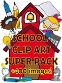 School clip art SUPER pack