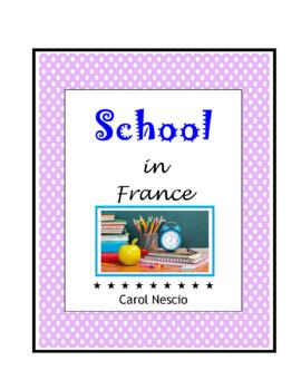 Preview of School in France ~ French Customs ~ Facts + Quiz + Venn Diagram