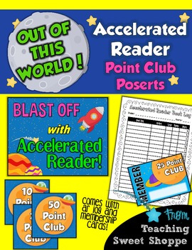 Preview of School is Out of This World!  Accelerated Reader Point Clubs!