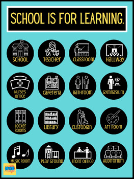 Preview of School is for Learning-Poster 1