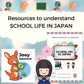 Preview of School life in Japan! Resources to learn about school in Japan がっこう・学校