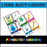 School objects flashcards