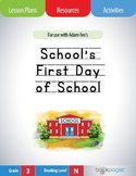 School's First Day of School Lesson Plans, Assessments, an