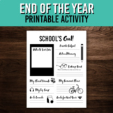 School's Out Printable | End of the Year Celebration Sheet