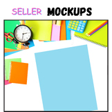 School supplies seller MOCKUPS / Photos