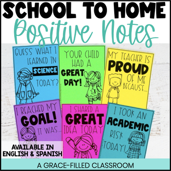 Positive Post-Its Notes ENGL/SPAN – Bilingual Marketplace