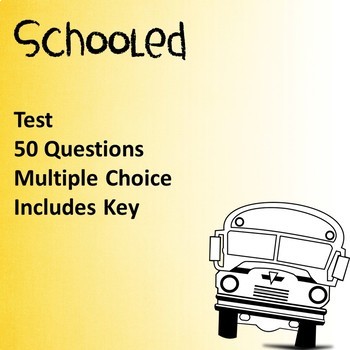 Preview of Schooled by Gordon Korman Test EDITABLE!