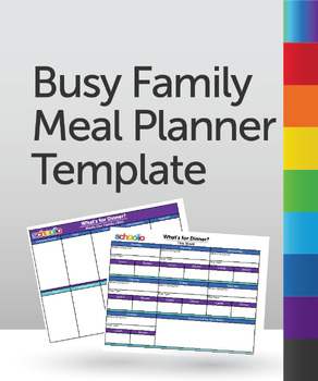 Preview of Schoolio Meal Planner: Simplify Your Homeschool Meal Planning