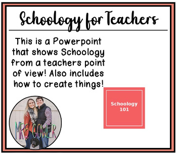 Preview of Schoology 101 PowerPoint
