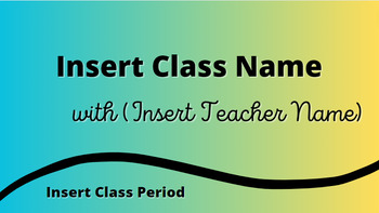 Preview of Schoology Button for Class Name | Canva Design 3