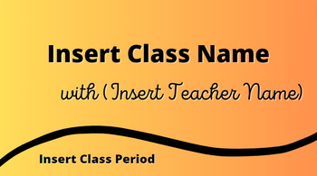 Preview of Schoology Button for Class Name | Canva Design 4