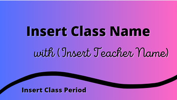 Preview of Schoology Button for Class Name | Canva Design 5