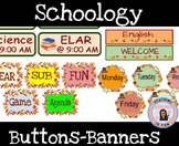 Schoology Canvas Editable Buttons and Banners